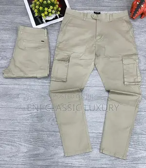 High Quality Luxury Men's Cargo Pants Chino Not Regular