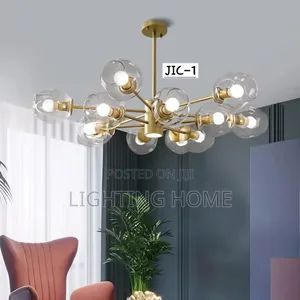 Golden Nodic Chandelier