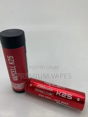 Vapcell 18650 Rechargeable Vape Battery (2500mah 20A)