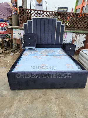 Dark Grey 5by6 Bed