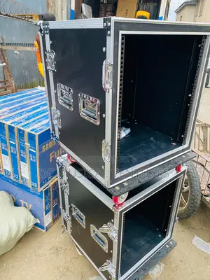 Amplifier and Equaliser Rack 12 Unit Covered