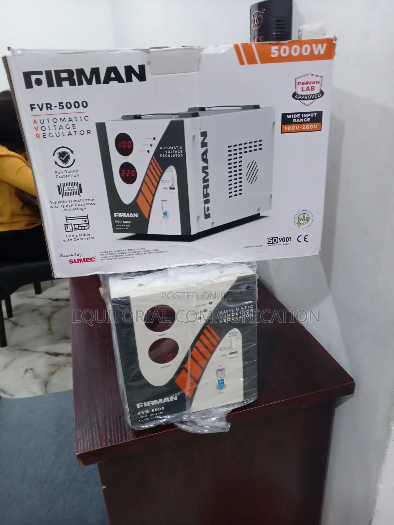 Firman Top Grade Stabilizer Fvr5000w