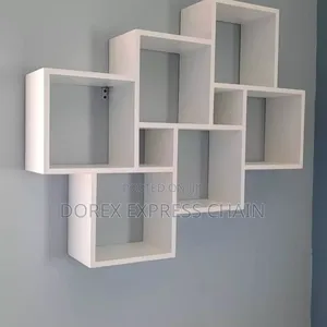 Wall-Mounted Shelf.