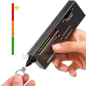 High Accuracy Diamond Tester Pen With 60x LED Magnifying