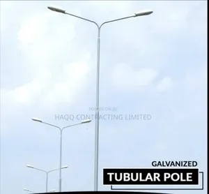 Mild Steel Outdoor Street Light Pole Fabrication
