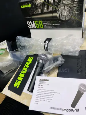 ORIGINAL SHURE Legendary Cord Dynamic Microphone - Sm58 -
