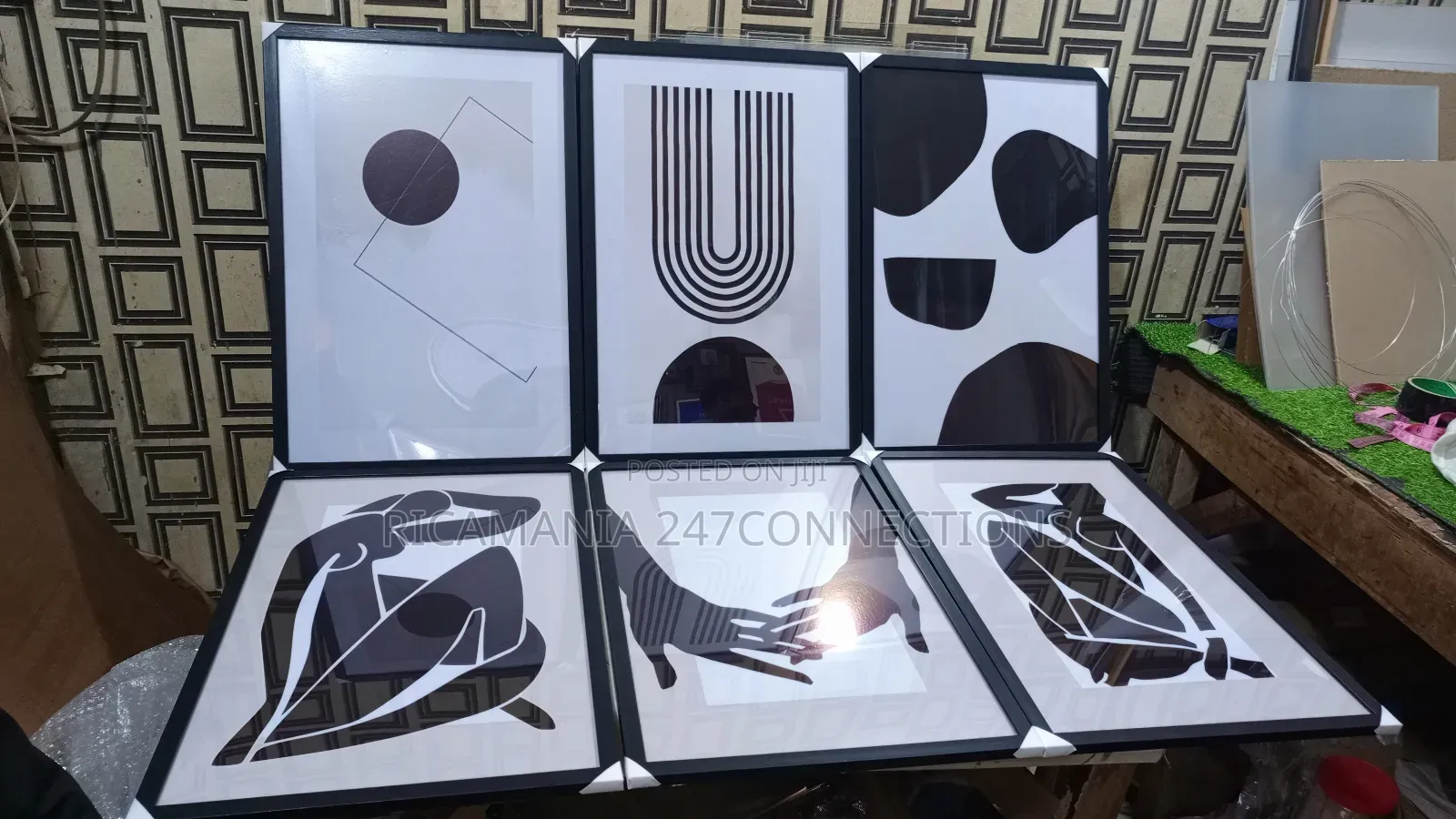 Abstract Interior Design Artwork Frames