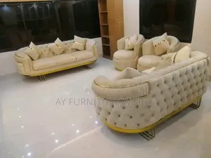 Quality Off White Standard Sofa