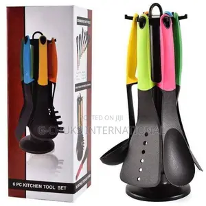 Multicolour Non-Stick Cooking Spoon Set