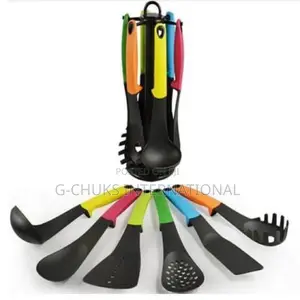 Multicolour Non-Stick Cooking Spoon Set
