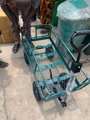 Hand Load Trolley Carrier With 4 Tyres