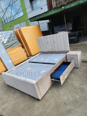 4.5by6 Upholstery Bed With Two Side Drawers
