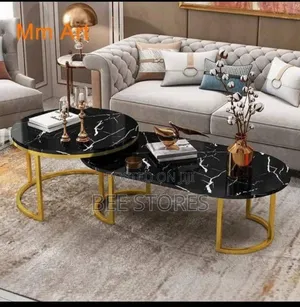Faux Marble Nordic Living Room Centre Table