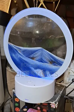 Moving Sand Art Decor 3D USB Night Light Desktop Decor