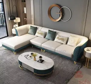 L Shape With Center Table