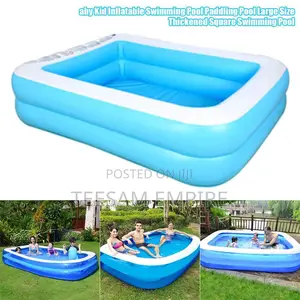 2.6m Inflatable Swimming Pool With Pump