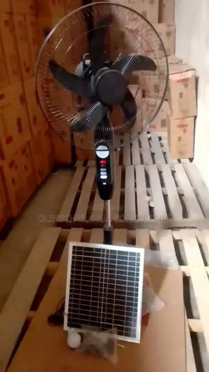Solar Powered Standing Fan