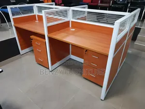 4 in 1 Office Workstation Table With 4 Mobile Drawer