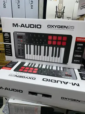 Midi M-audio Oxygen-25 Studio Keyboard Complete Set