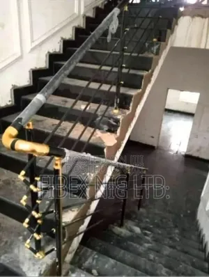 Black And Gold Stainless Handrail
