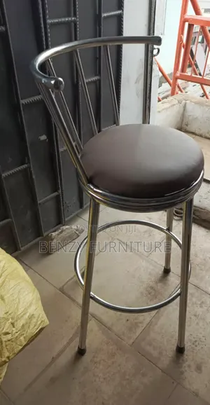 Barstool Chrome Stand With Backrest