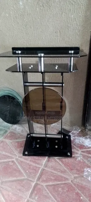 High Quality Thick Glass Pulpit for Church