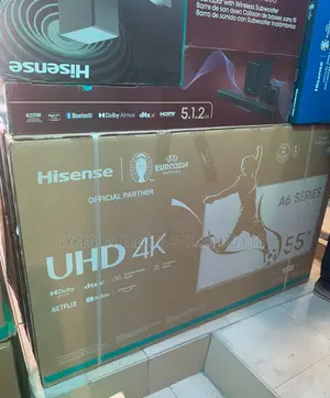 Original Hisense TV 55” 4KUHD Smart Youtube Netflix Bluetoot