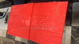 Wooden Mold Random Stone Stamp Acrylic Sealant Colour Paint