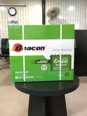 Beacon 12v 220ah Tubular Battery 18 Months Warranty.