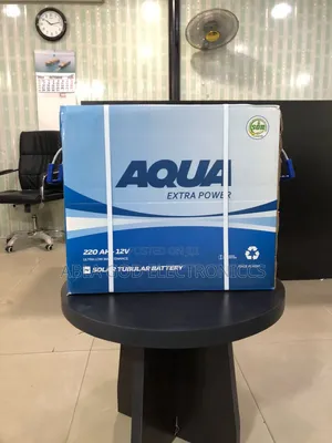 Aqua Extra Power Tubular Battery 12v 220ah Solar Battery.