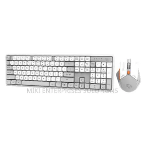 Porodo Gaming PDX225 Wireless Keyboard Mouse Set White