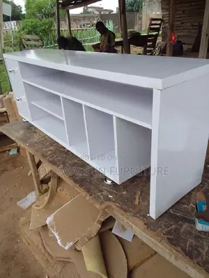 TV Shelf With Drawers and Open Space