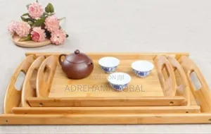 Bamboo 3 in 1 Tray Set