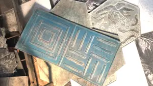 Boarder Line. Mart Blue Brick Mold