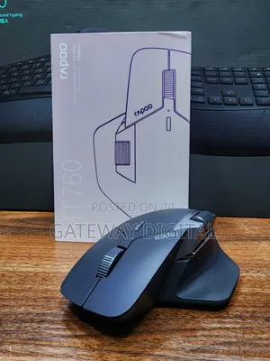 Rapoo MT760L Wireless Bluetooth Mouse, Ergonomic Design