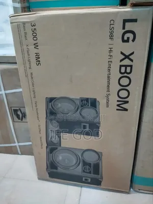 Original Lg Powerful Xboom 3500watts Bluetooth Usb Hdmi Etc