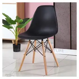 High Quality Eames Designed Eiffel DSR Plastic Chair -Black