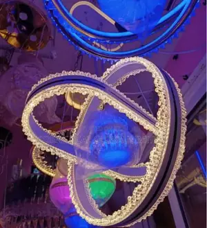 Modern Quality Luxury Crystal Ring Led Chandelier Pendant (600mm)