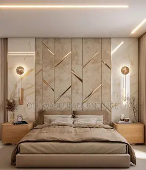 Wall Mounted Bed Frame With Light and Drawers