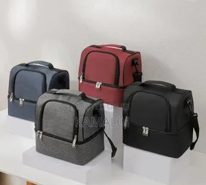 Large Capacity Square Thermal Lunch Bags Portable Cooler Bag