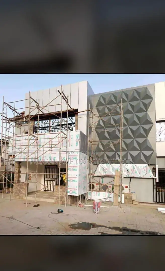 3D Alucoboard Wall Cladding in Various Designs on Request