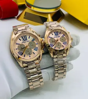 Michael Kors Quality Luxury Couples Set Chain Wristwatch