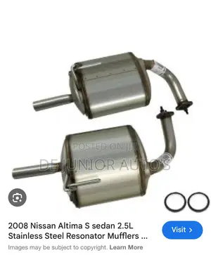 Exhaust Silencer Muffler Back Pot for Nissan Altima 2008