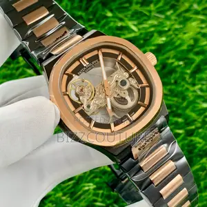 Original Patek Philippe Mechanical Gold Black Chain Watch