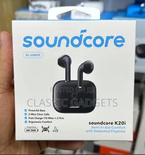 Soundcore by Anker K20i Earbuds With Mic 13mm Drivers TWS BT