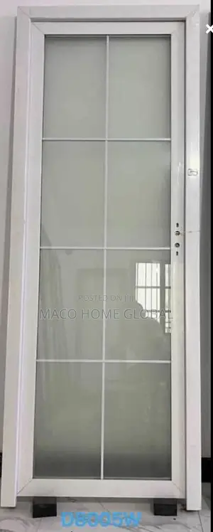 Full Glass Toilet Door Height Quality Aluminum