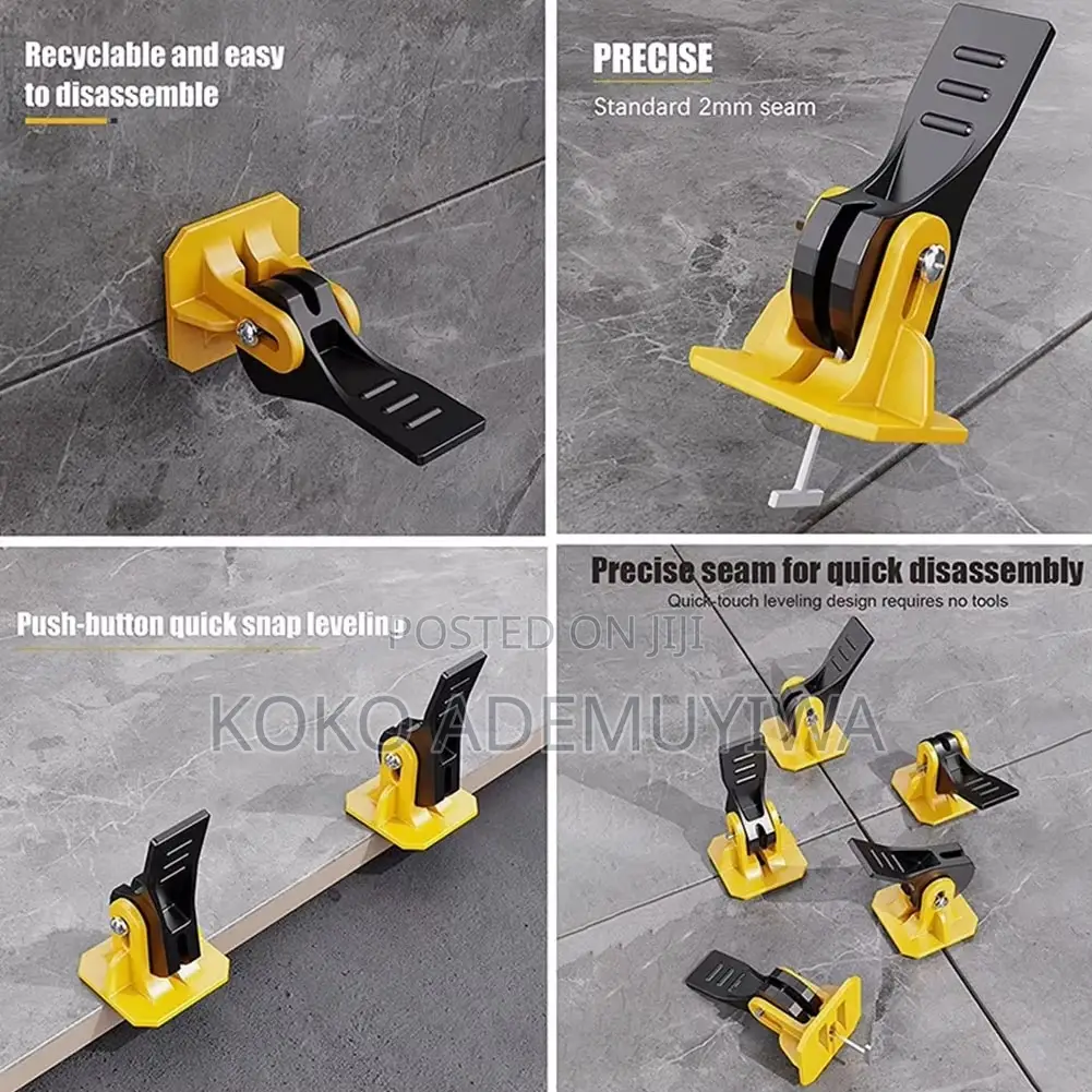 Reusable Tile Leveling System Tools