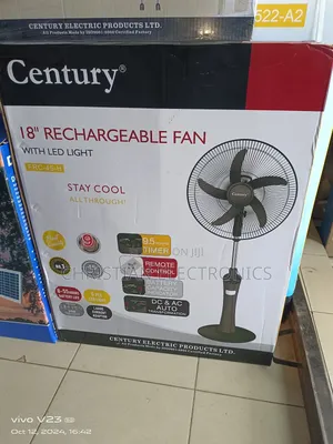 Century 18" High Quarlity Rechargeable Fan
