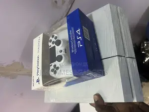 White Playstation Console