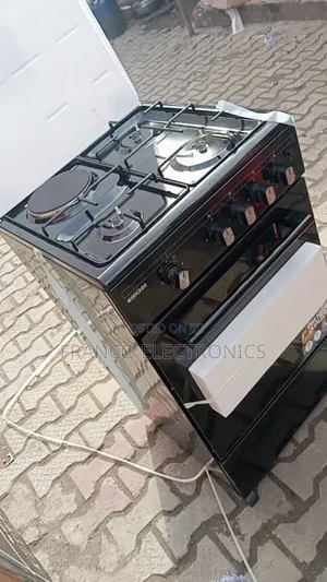 Bruhm Gas Cooker 3gas + 1electric With Oven 60x60